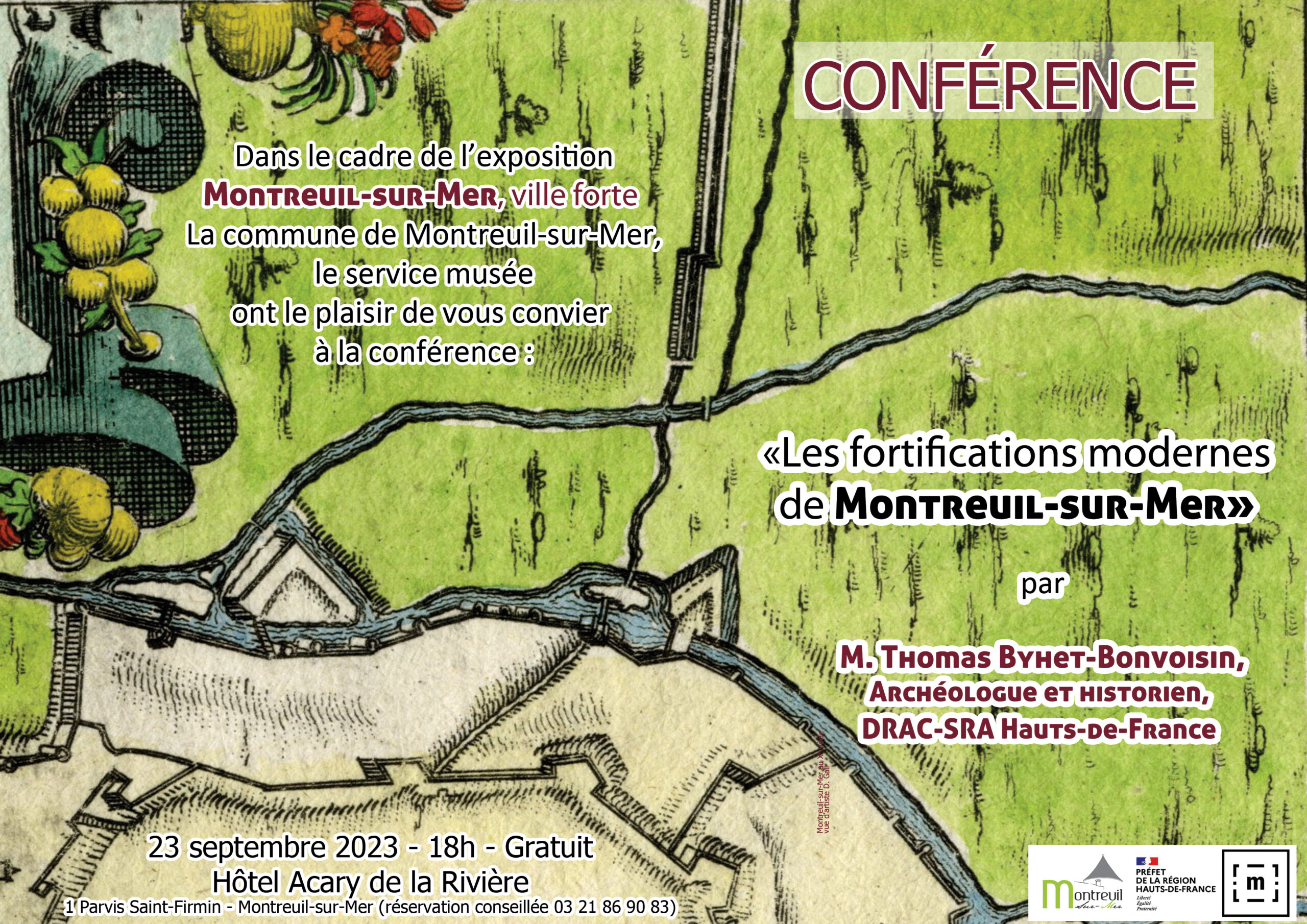 Conférence Les fortifications de Montreuil-sur-Mer par Thomas Byhet Bonvoisin
