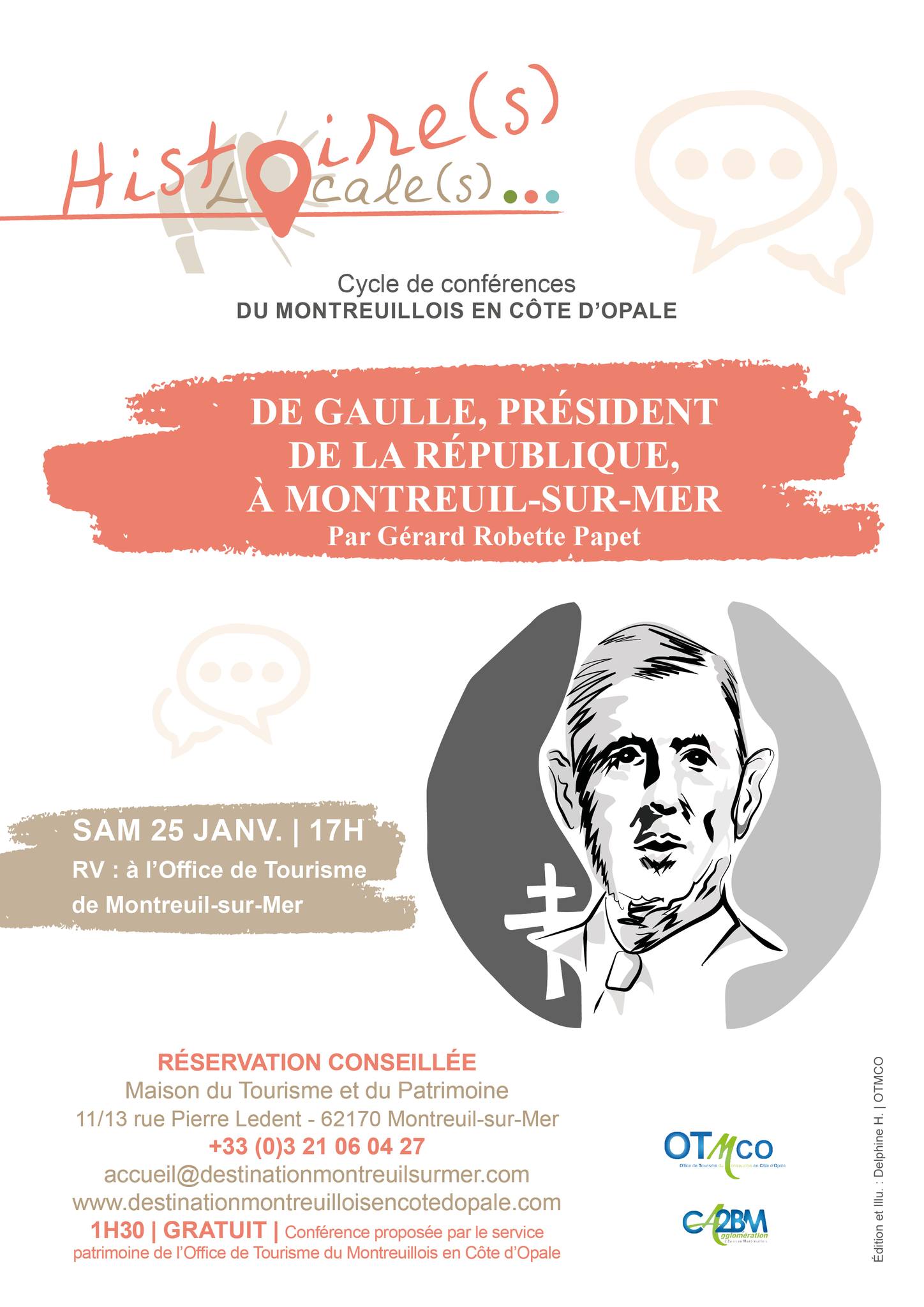 Conférence « De Gaulle, Président de la République, à Montreuil-sur-mer »