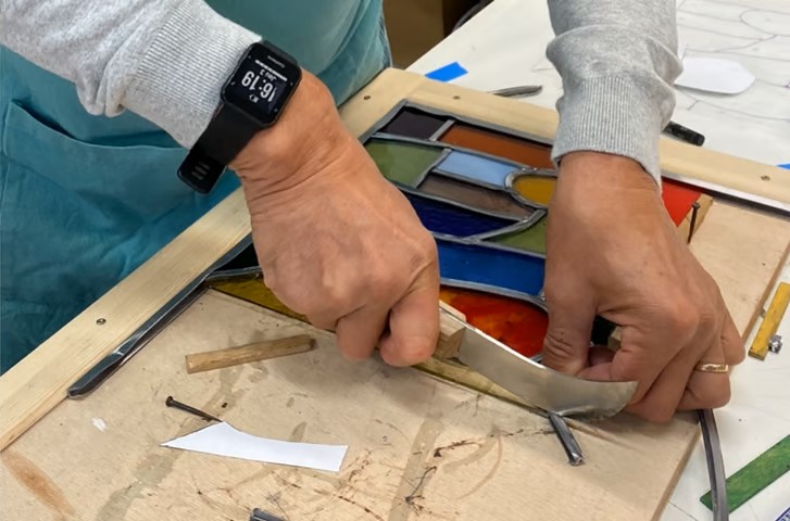 Atelier d'initiation au vitrail au plomb