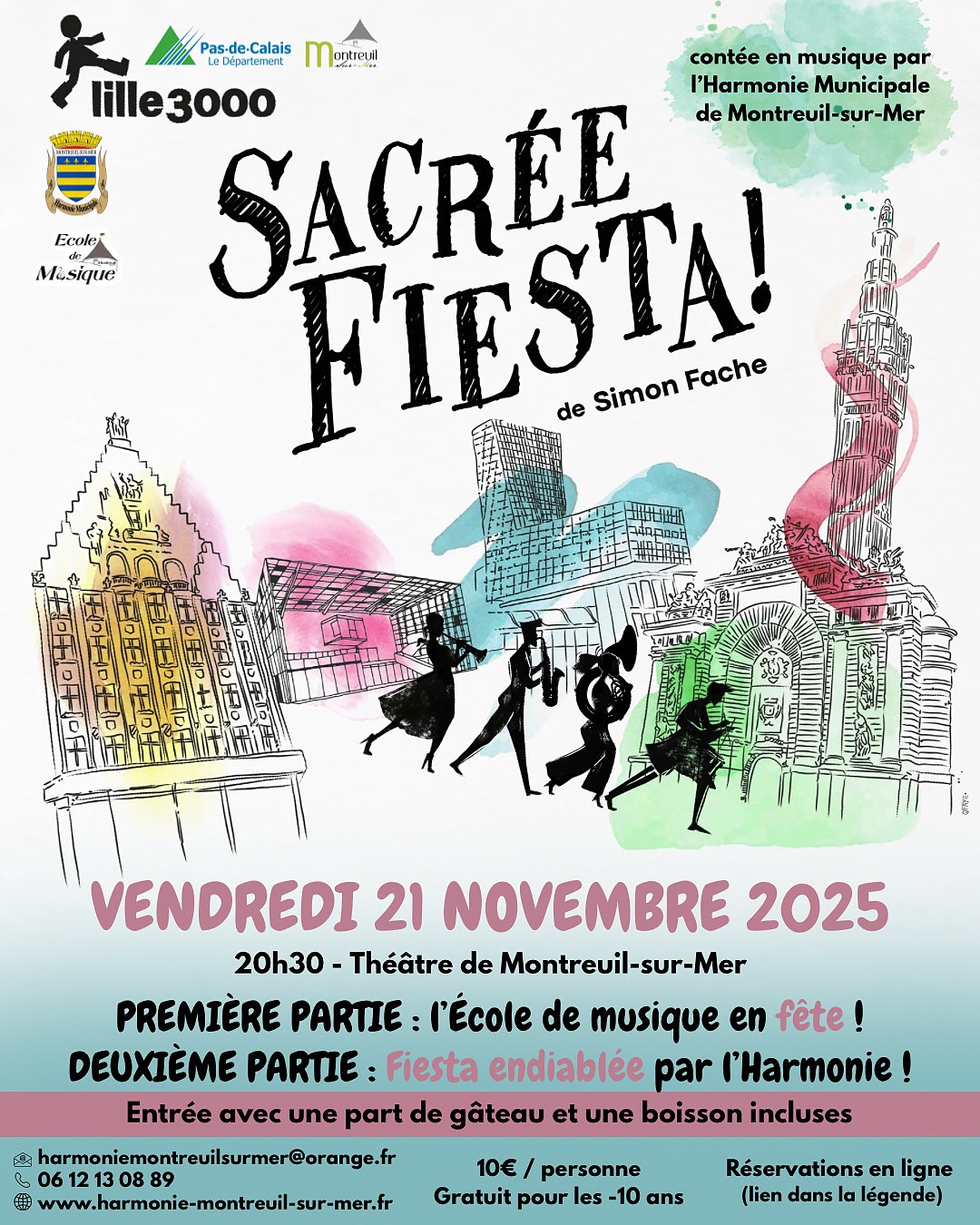 Concert d'automne de l'Harmonie Municipale :  « Sacrée Fiesta ! »