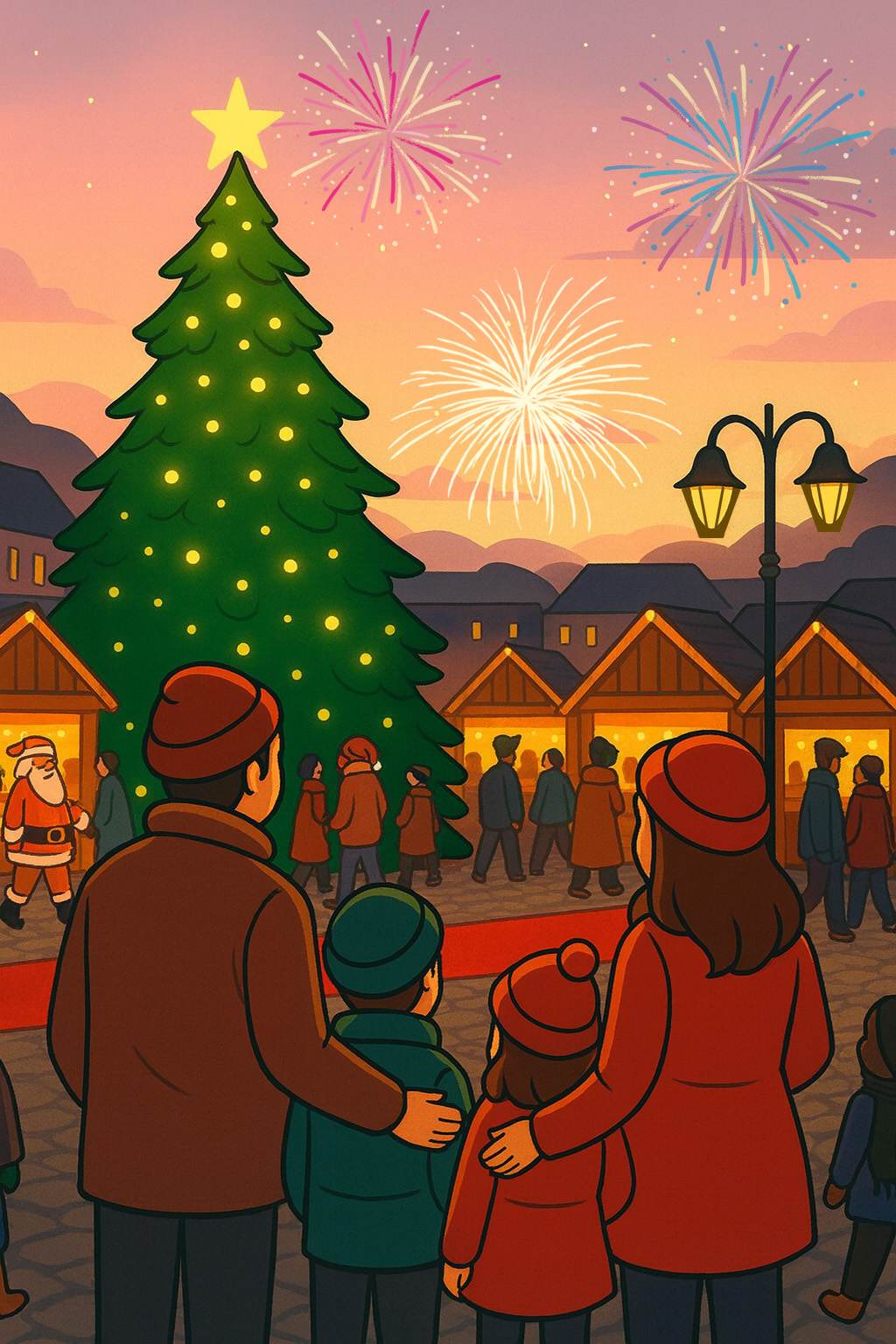 L'Esprit de Noël : Illumination du Grand Sapin