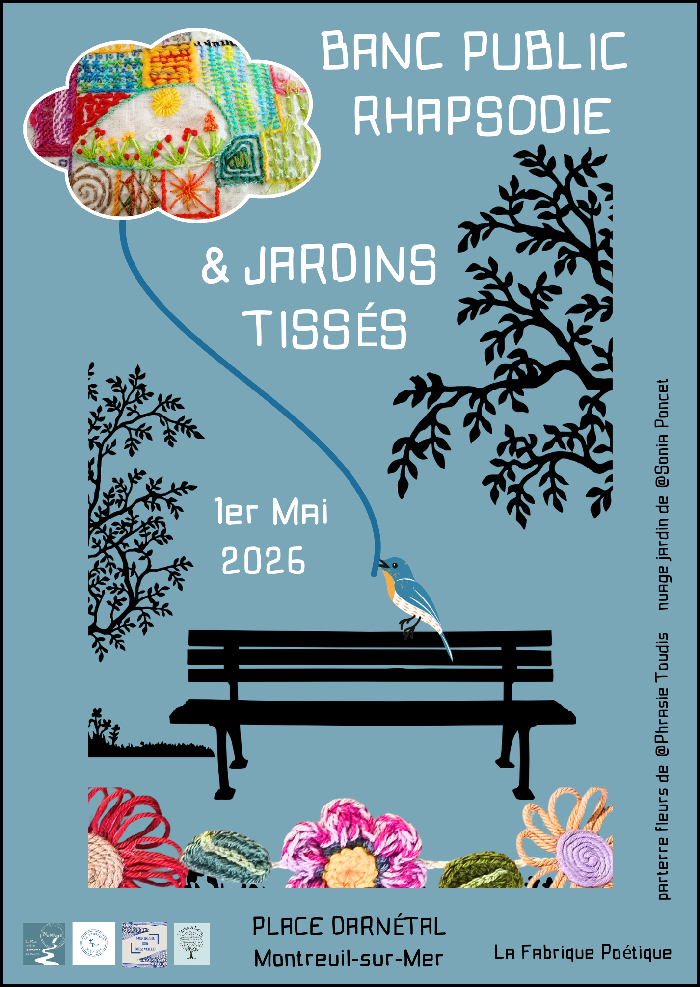 Banc Public Rhapsodie & Jardins Tissés