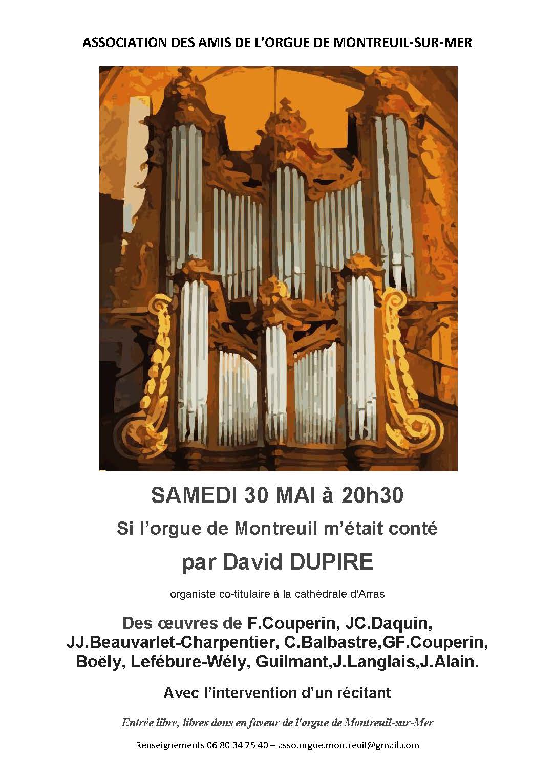 Concert "Si l'Orgue m'était conté"