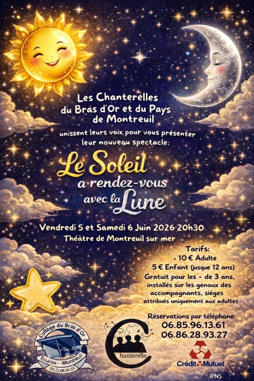 Spectacle Musical des Chanterelles du Pays de Montreuil et du Bras d'Or