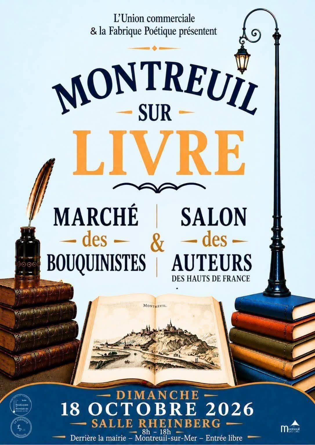 Montreuil-sur-Livre | Marché des bouquinistes et Salon des auteurs des Hauts-de-France